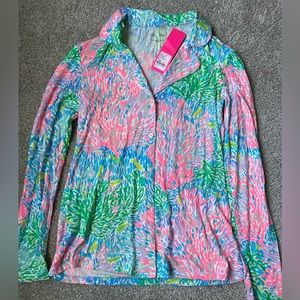 Lilly Pulitzer knit button down top